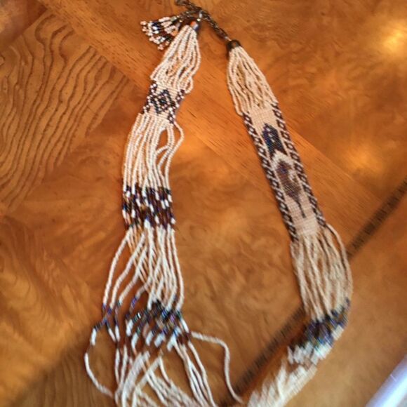 MATCHING BEADED Necklace & Earring Set - Picture 5 of 6